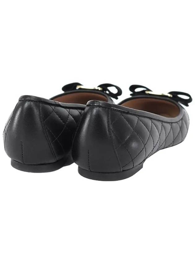VARINAQ 1 0 quilting flat shoes black 0672100 - SALVATORE FERRAGAMO - BALAAN 4