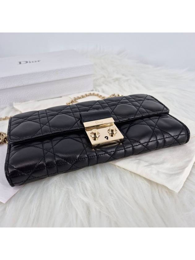 Miss Cannage Mini Chain Cross Bag Black - DIOR - BALAAN 5