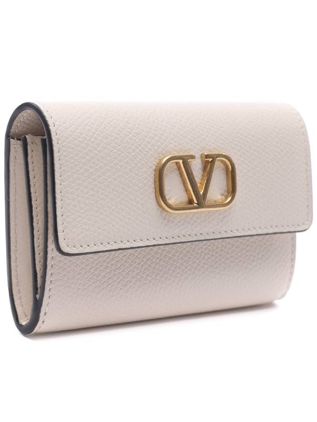 Women s V Logo Folding Card Wallet 5W2P0AE6 SNP I16 24F - VALENTINO - BALAAN 3