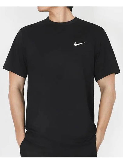 Dri-Fit UV Hyverse Fitness Short Sleeve T-Shirt Black - NIKE - BALAAN 2