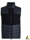 Men'S Skull & T'S Merino Full Zip Vest Black - G/FORE - BALAAN 2