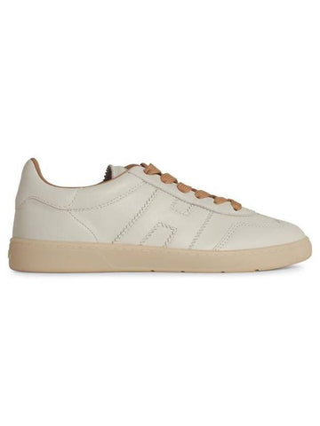 'Hogan Cool' White Leather Sneakers - HOGAN - BALAAN 1