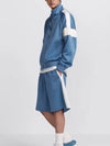 Stripe Detail Track Shorts Blue - DIOR - BALAAN 5