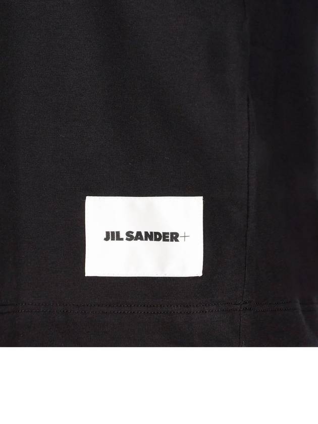 Women's Organic Cotton Long Sleeve T Shirt 3 Pack Black - JIL SANDER - BALAAN 4