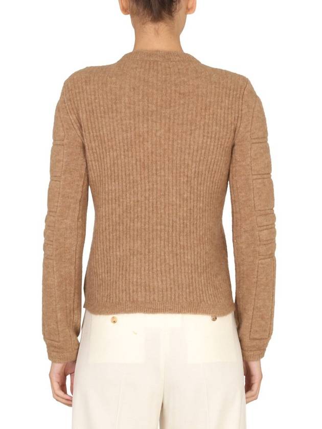 Smyrne mohair knit top camel - MAX MARA - BALAAN 4