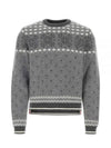 Snowflake Fair Isle Wool Knit Top Grey - THOM BROWNE - BALAAN 2