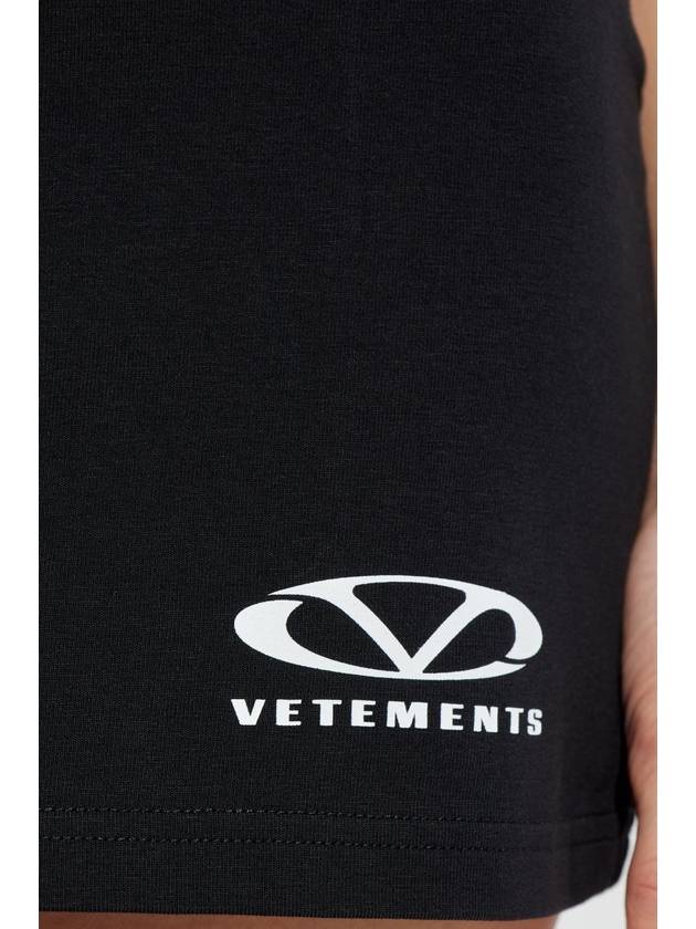 VETEMENTS Skirt With Print, Women's, Black - VETEMENTS - BALAAN 5