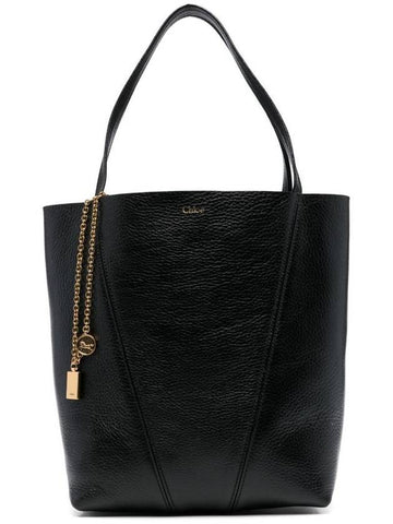 Chloé Spin Tote In Grained Leather Bags - CHLOE - BALAAN 1