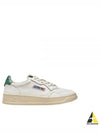 Medalist Green Tab Low Top Sneakers White - AUTRY - BALAAN 2