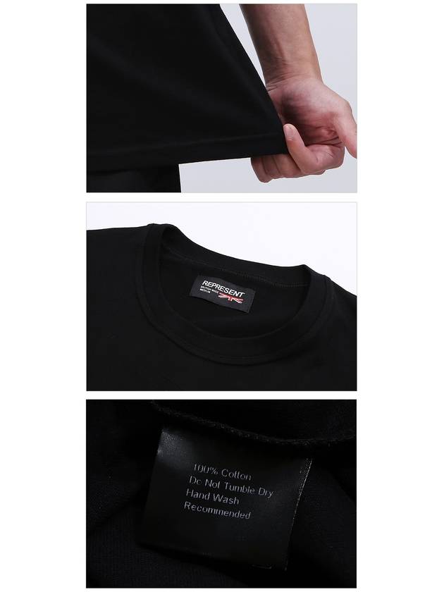 Representant logo tshirt 105011 BLACK - REPRESENT - BALAAN 5