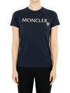 Kids Infant Embroidered Logo Short Sleeve Navy 8C00006 83907 778 12 14A Adults can wear - MONCLER - BALAAN 3