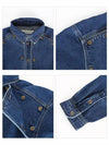 SHIRT47 S23 NAVY button panel denim shirt - Y/PROJECT - BALAAN 4