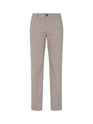 PS Check Pattern Stretch Chino Pants Brown 271745 - PAUL SMITH - BALAAN 1