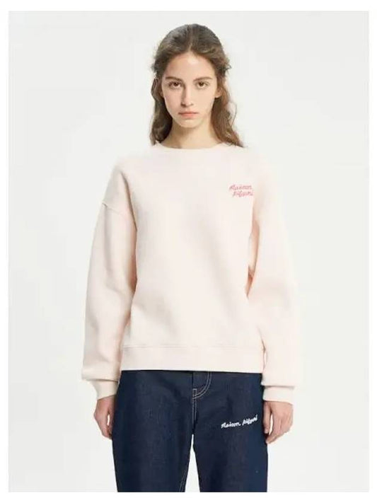 Women s Lettering Comfort Sweatshirt Cotton Domestic Product - MAISON KITSUNE - BALAAN 1