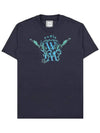 Cotton printing logo t-shirt W231TS11 707N - WOOYOUNGMI - BALAAN 9