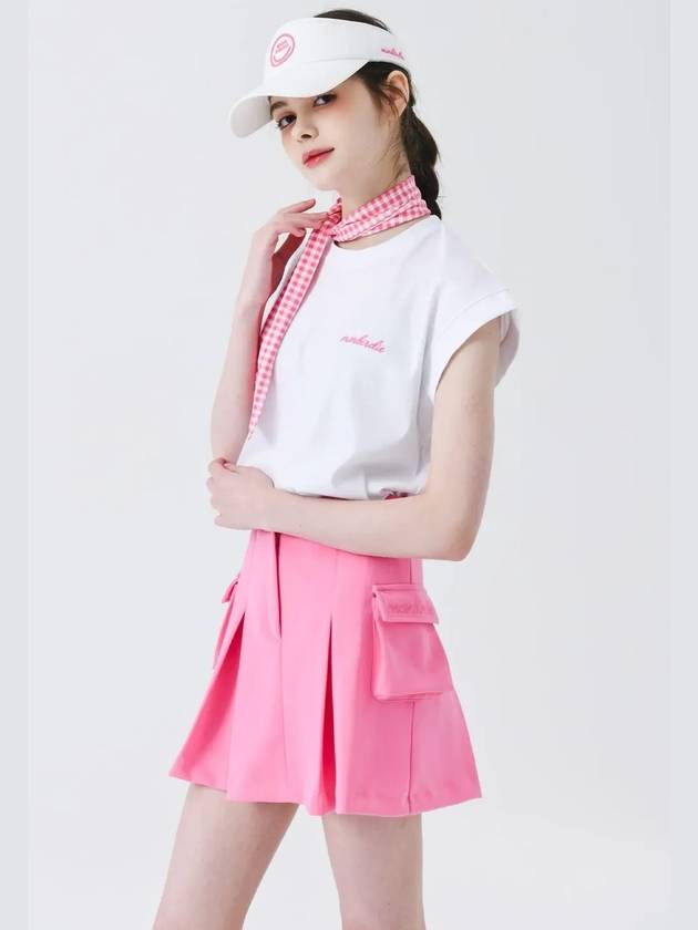 Vivid Cargo Skirt PINK - MONBIRDIE GOLF - BALAAN 7