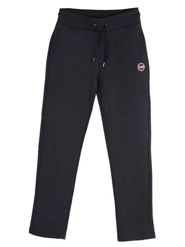 Le 6204 1WX 99 Straight fit brushed jersey pants black - COLMAR - BALAAN 1