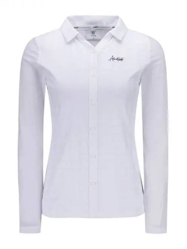 Anew Women s V neck Long T Shirt WH Domestic Product GQCY24020772175 - ANEWGOLF - BALAAN 1