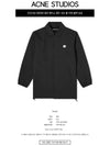 Face Patch Shirt Jacket Black - ACNE STUDIOS - BALAAN 3