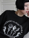 Shell Flower Sweatshirt BLACK - RUBATI - BALAAN 2