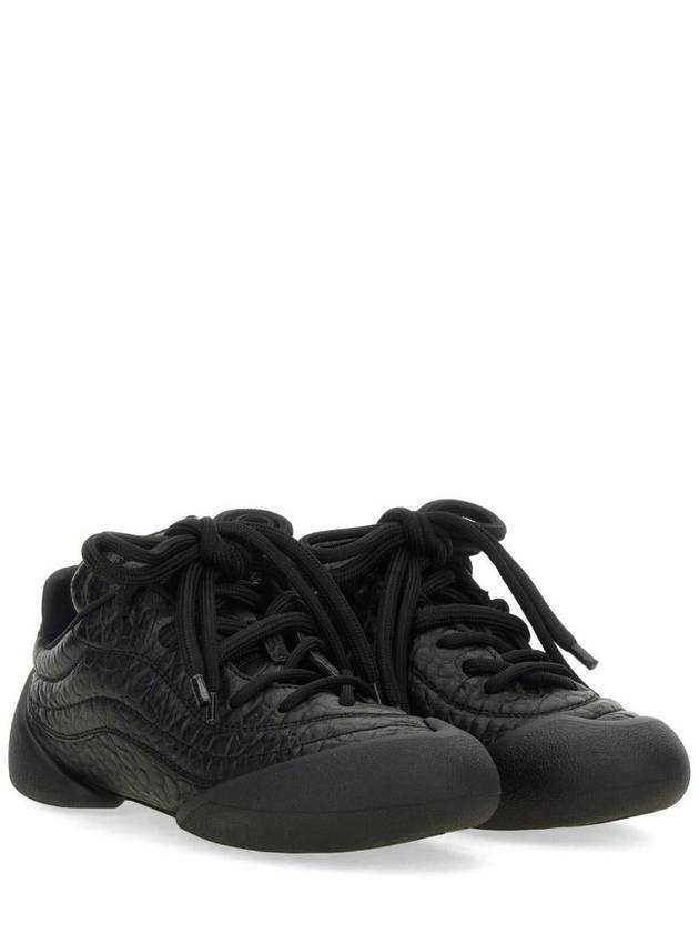 Flexion Lace-Up Low Top Sneakers Black - ALEXANDER MCQUEEN - BALAAN 2