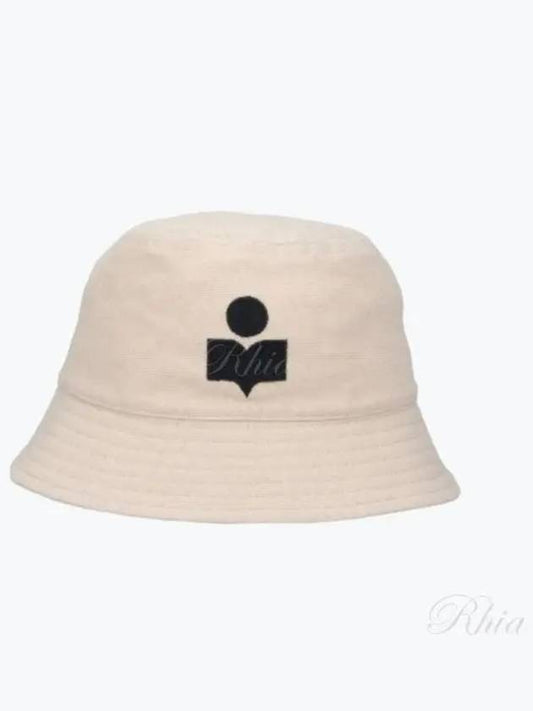 Haley Embroidered Logo Bucket Hat Ivory - ISABEL MARANT - BALAAN 2