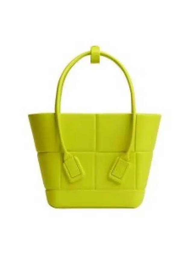 Arco Mini Rubber Tote Bag Kiwi - BOTTEGA VENETA - BALAAN 2