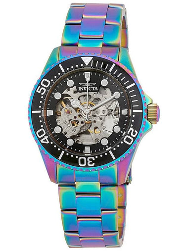 Open Box - Invicta Pro Diver Automatic  Black Dial Iridescent Men's Watch 25341 - INVICTA - BALAAN 1