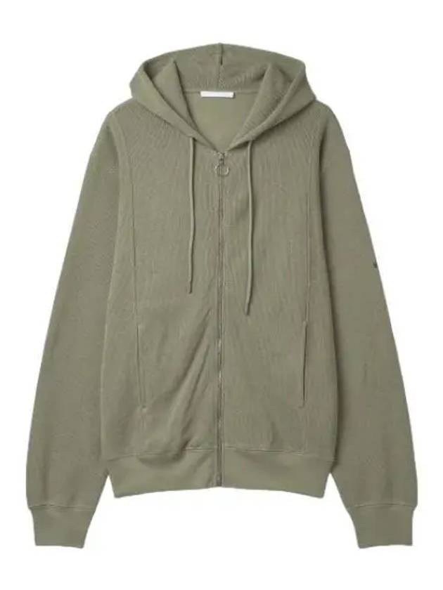 knit zip up hood khaki - HELMUT LANG - BALAAN 1