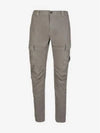 Lens Patch Stretch Satin Cargo Straight Pants Grey - CP COMPANY - BALAAN 2