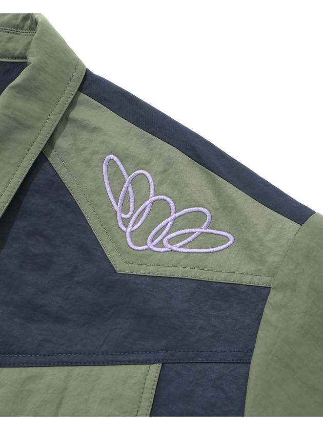 Spaceboy Bomber Jacket Unisex Embroidered Bomber Jacket Green Blue - PHOS333 - BALAAN 7