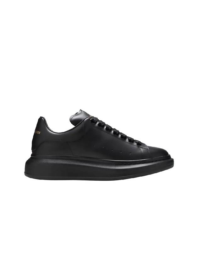 Chunky Sole Leather Low Top Sneakers Black - ALEXANDER MCQUEEN - BALAAN 2