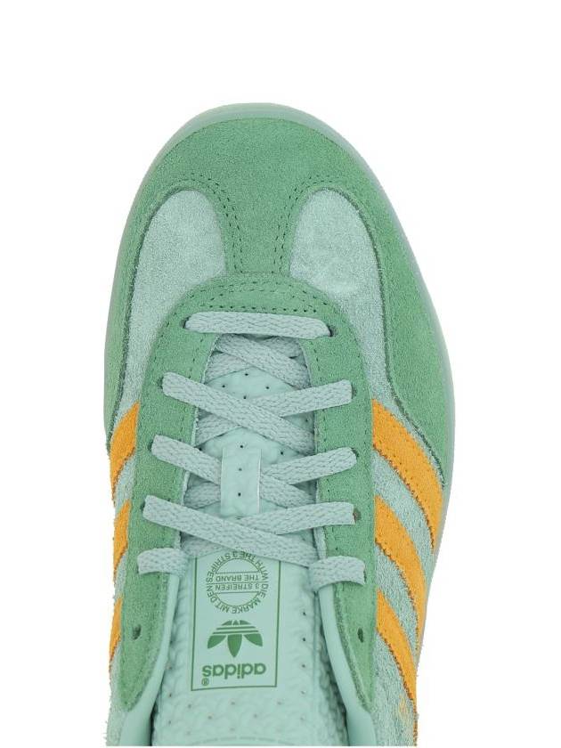 Gazelle Indoor Suede Low Top Sneakers Hazy Green - ADIDAS - BALAAN 4