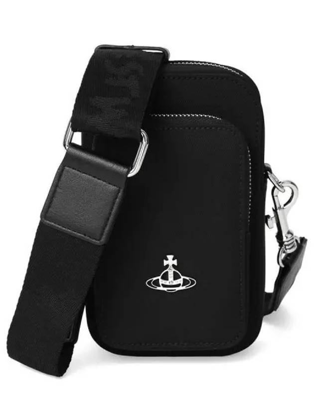 Re-Nylon Phone Cross Bag Black - VIVIENNE WESTWOOD - BALAAN 2