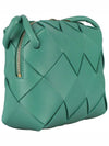 Cassette Intrecciato Small Cross Bag Green - BOTTEGA VENETA - BALAAN 5