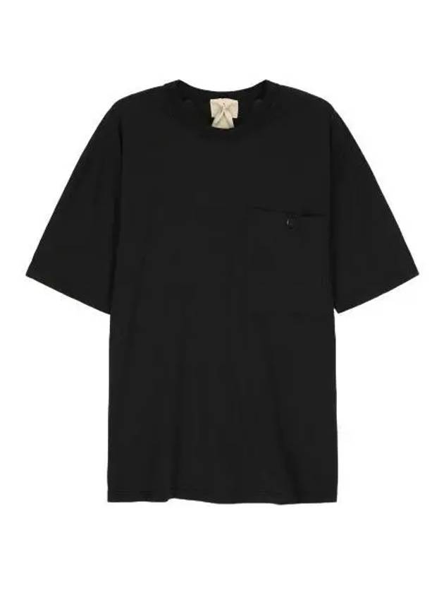 Chest pocket short sleeve t shirt black - TEN C - BALAAN 1