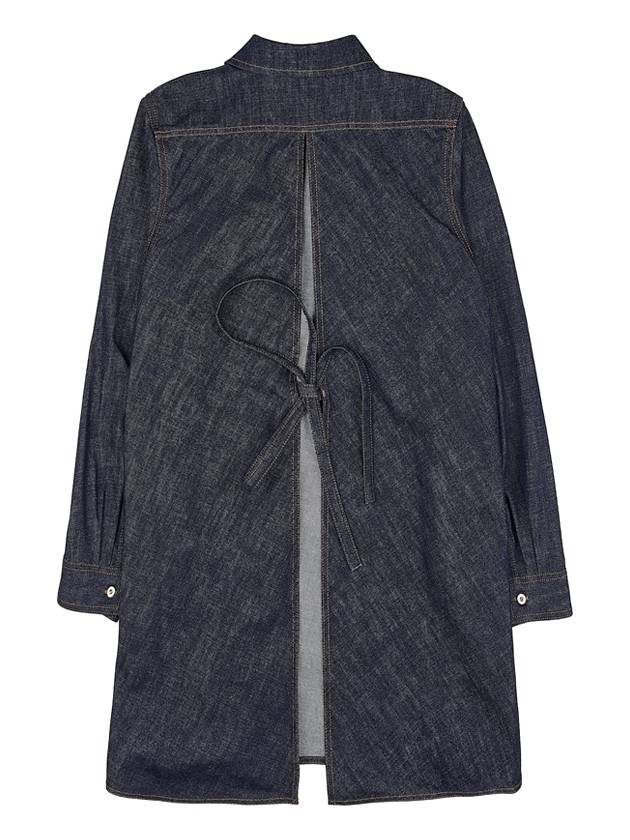 Women's Trapeze Denim Overshirt Blue - LOEWE - BALAAN 3