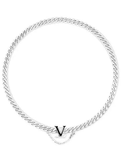 LV Spike Necklace Silver - LOUIS VUITTON - BALAAN 2