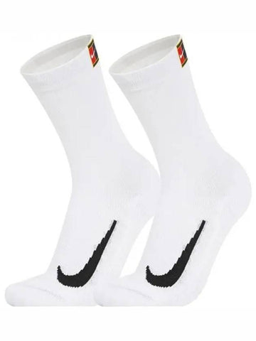 Court Multiplier Cushion Tennis Crew Socks 2 Pack SK0118 100 Domestic Product GQN124070967246 - NIKE - BALAAN 1