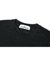 Logo Patch Long Sleeve T-Shirt Black - STONE ISLAND - BALAAN 4