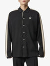 Monogram Track Shirt Black PMBD046E23JER0011003 - PALM ANGELS - BALAAN 2