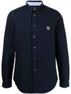 Men's Logo Patch Long Sleeve Shirt Navy - PAUL SMITH - BALAAN 1