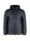 Loom Woven Chambers R Nylon Down TC Light Hoodie Down Jacket Midnight Blue - STONE ISLAND - BALAAN 2