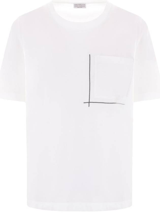 Brunello Cucinelli T-shirts and Polos White - BRUNELLO CUCINELLI - BALAAN 1