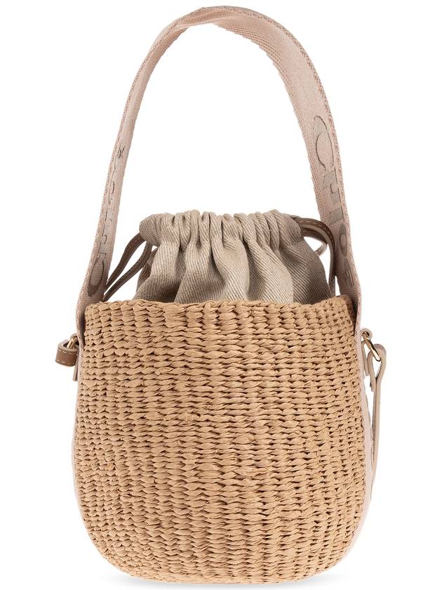 Woody Small Bucket Bag Beige - CHLOE - BALAAN 4