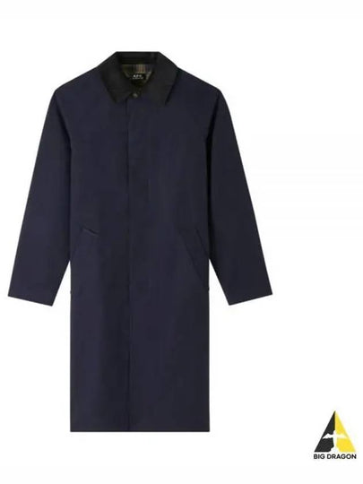 Gaspard Raglan Sleeve Single Coat Navy - A.P.C. - BALAAN 2