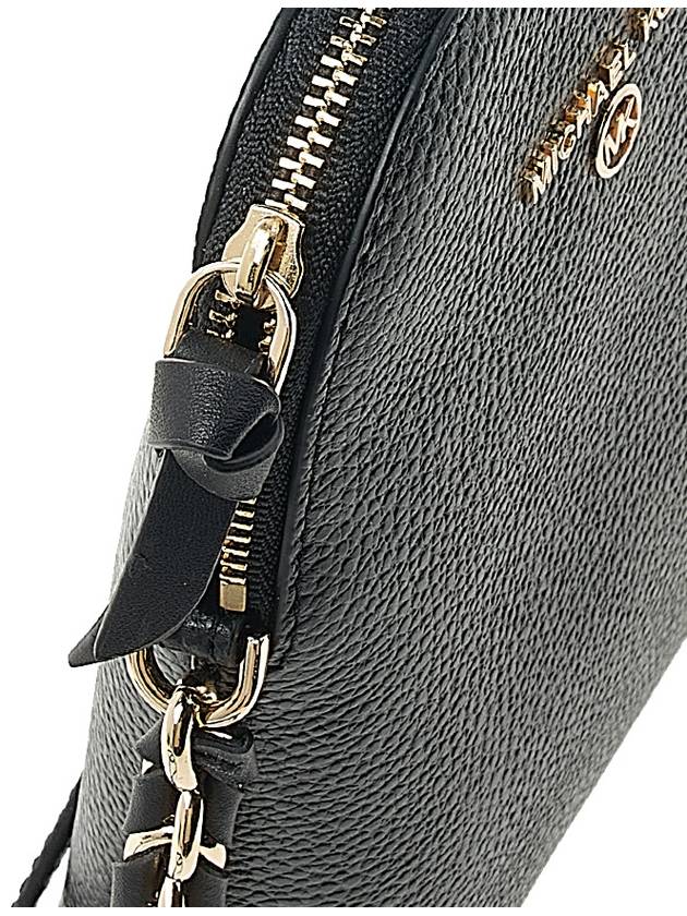 Jet Set Charm Leather Cross Bag Black - MICHAEL KORS - BALAAN 9