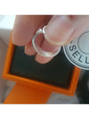 Collier De Chien Ring Silver - HERMES - BALAAN 7