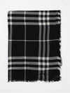 Checked Wool Scarf Black - BURBERRY - BALAAN 2