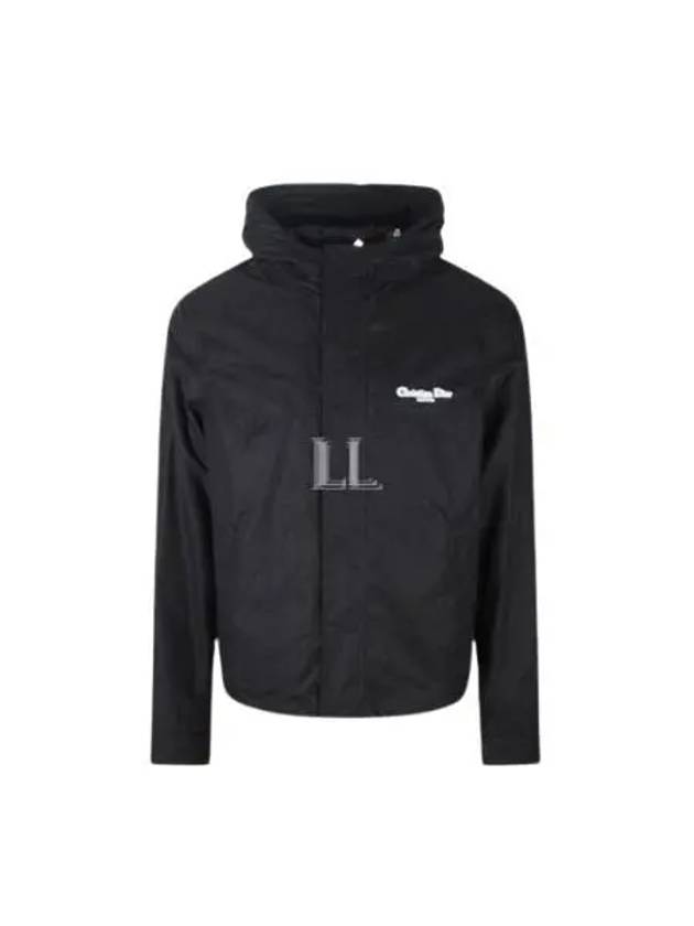 Couture Blended Cotton Windbreaker Black - DIOR - BALAAN 2